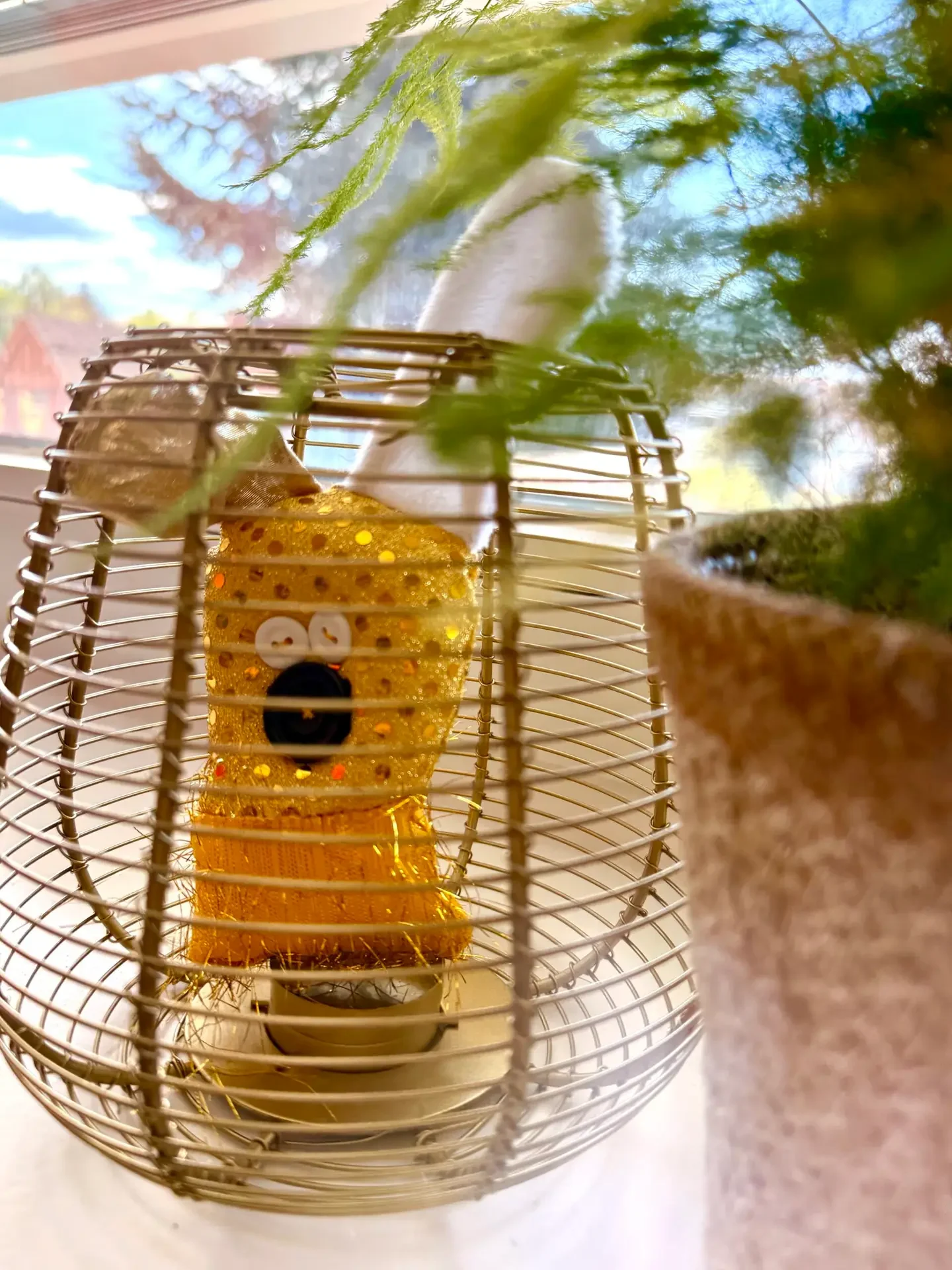 06 goldener Hase hochkant